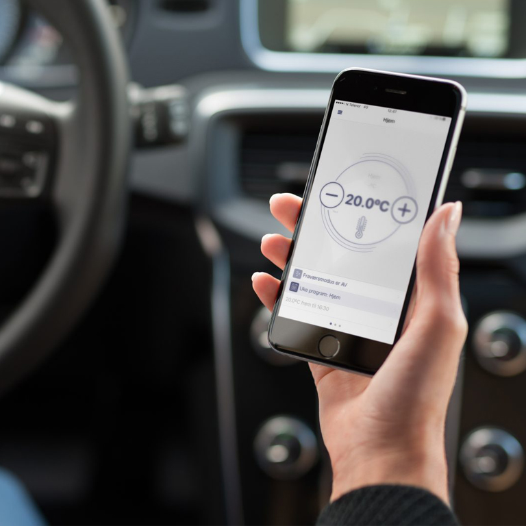 Adax mobiel App bediening