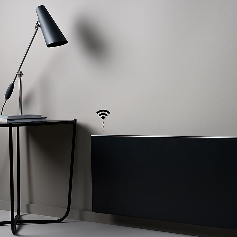 Adax Neo Wifi stijlvol zwart elektrisch warmtepaneel